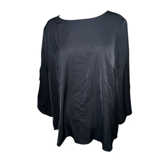 BloomChic Long Sleeve Boat Neck Silky Casual Career Blouse Sz 18/20 (2XL) Womens - Picture 8 of 9